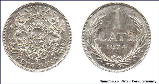 1924 1 Lats