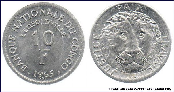 1965 10 Francs
