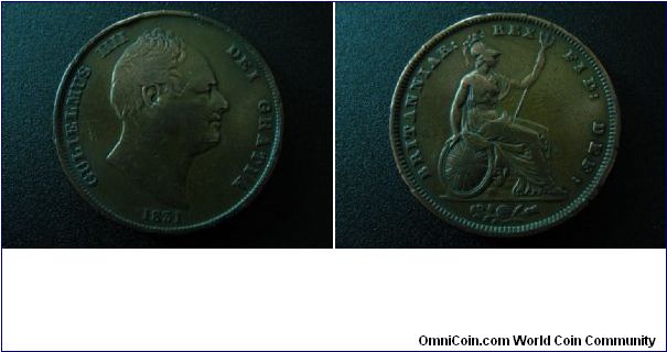 William IV penny