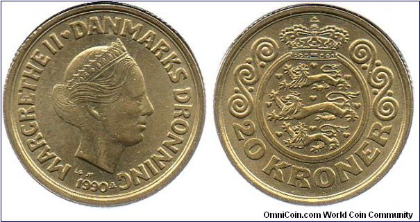 1990 20 Kroner