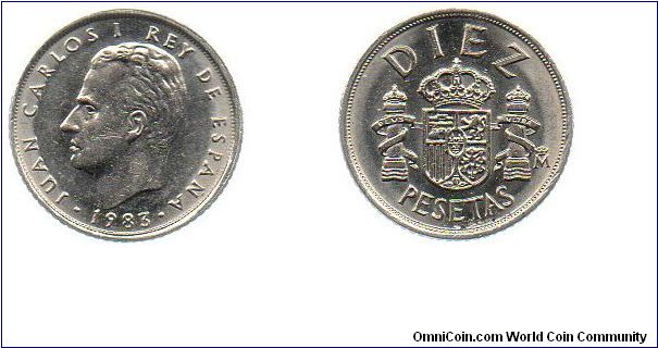 1983 10 Pesetas