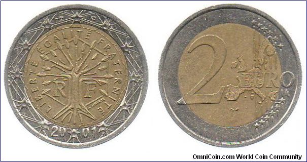 2001 2 Euros
