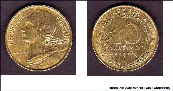 10 Centimes

km# 930
==================
1962-2001
==================
41