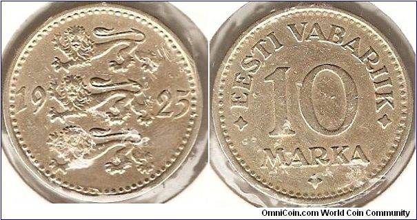 10 marka
nickel-bronze