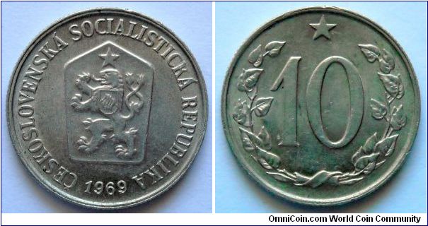 10 haleru.
Czechoslovakia