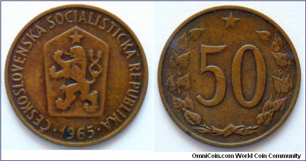 50 haleru.
Czechoslovakia