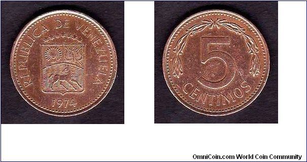 5 Centavos

y# 49
==================
Copper-Clad 

1974-1977
==================
60