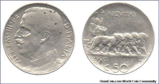 1920 50 centesimi