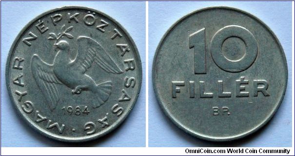 10 filler.
Magyar Nepkoztarsag
(aluminum)