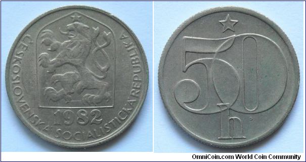 50 haleru.
Czechoslovakia
