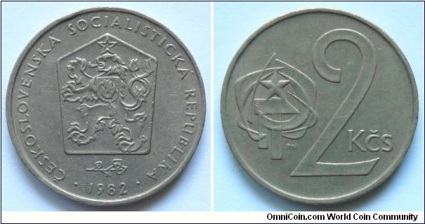 2 koruny.
Czechoslovakia