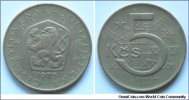 5 korun.
Czechoslovakia
