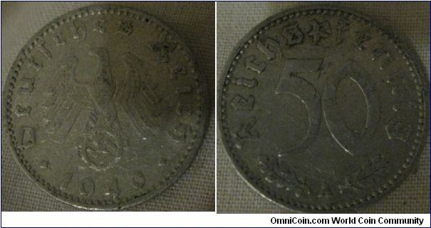 very nice german aluminium coin, hard to get in decent grade