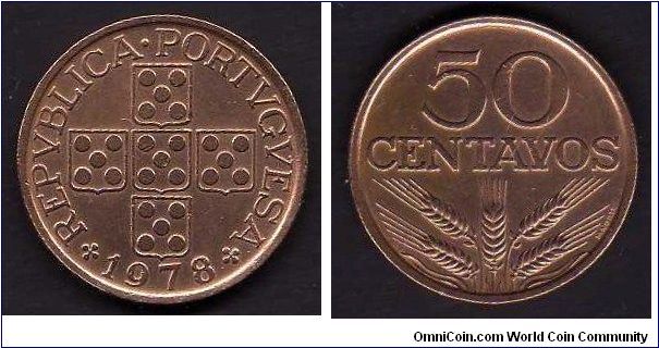 50 Centavos

km# 596
==================
1969-1979
==================