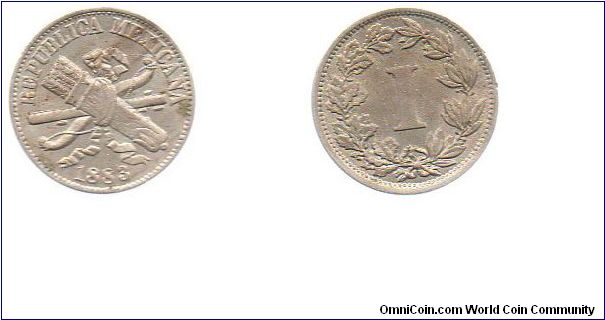 1883 1 centavo
