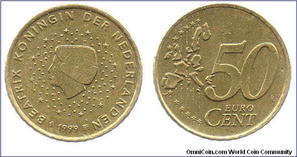 1999 50 Euro cents