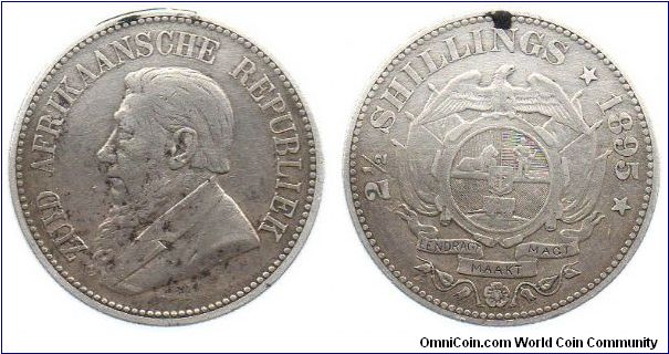 1895 2 1/2 Shillings