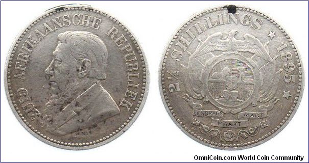 1895 2 1/2 Shillings