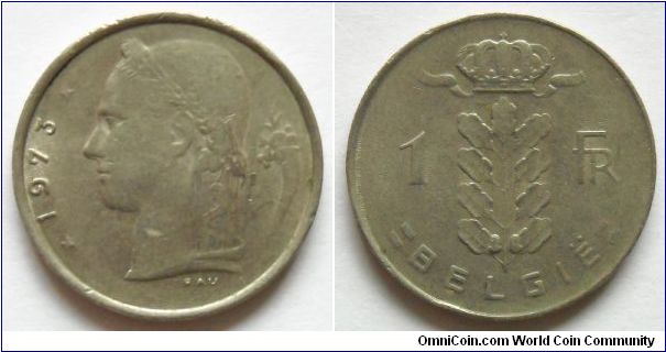 1 franc.
Belgie