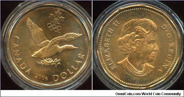$1
Olympic lucky Loon
Designed by Jean-Luc Grondin
Bird landing with olypic rings and logo above
Portrait of Elizabeth II by Susanna Blunt