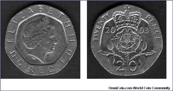 20 Pence

km# 990
==================
1998- +
==================