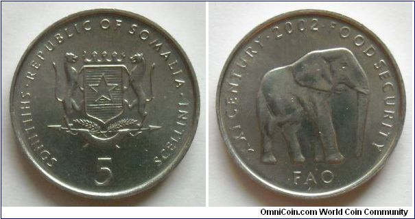 5 shillings (scellini)
F.A.O.