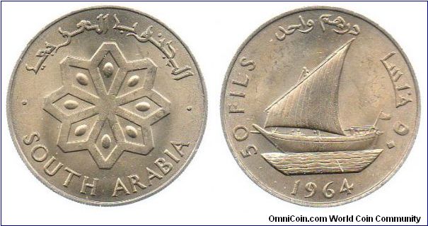 South Arabia 1964 50 fils