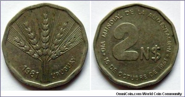 2 new pesos.
F.A.O