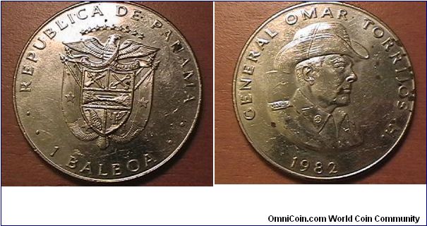 REPUBLICA DE PANAMA 1 BALBOA, GENERAL OMAR TORRIJOS H.
Copper-nickel