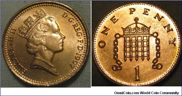 AUNC 1997 penny