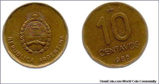 1986 10 centavos