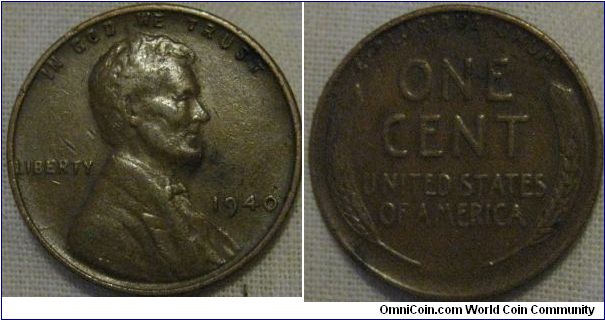 1940 cent, still some detail on the hair, far better then current circulation