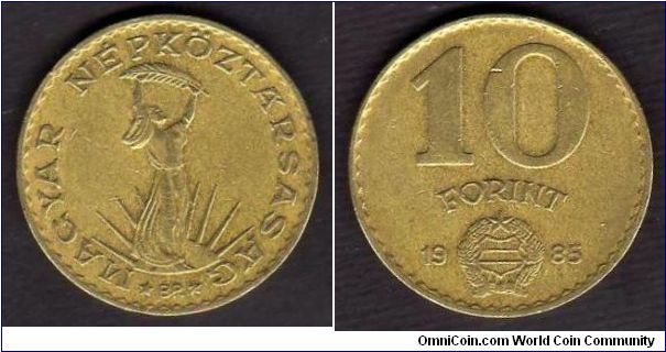 10 Forint

km# 636
==================
1983-1989
==================