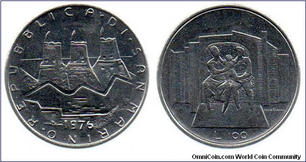 1976 100 Lire - Family