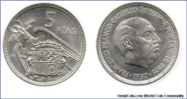 1975 5 Pesetas