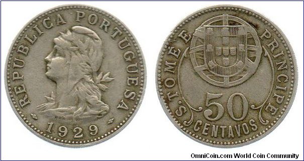 1929 50 centavos