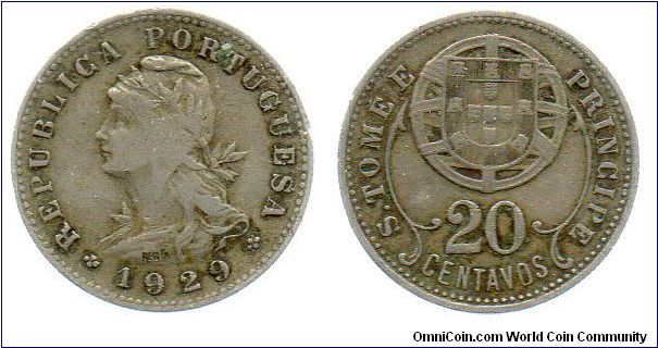 1929 20 centavos