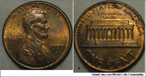 lustrous 1979 D cent