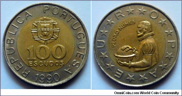 100 escudos.