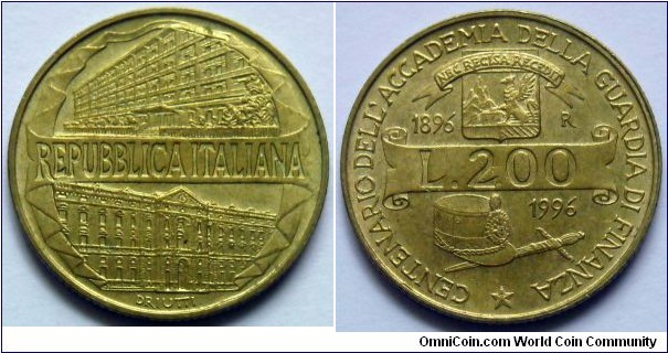 200 lire.
Customs Service Academy