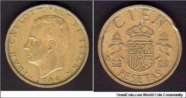 100 Pesetas

km# 826
==================
1982-1990
==================