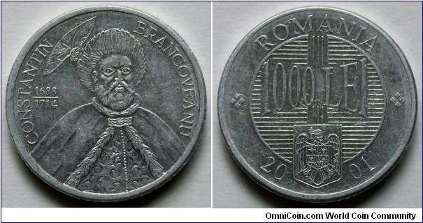 1000 lei.
Constantin Brancoveanu