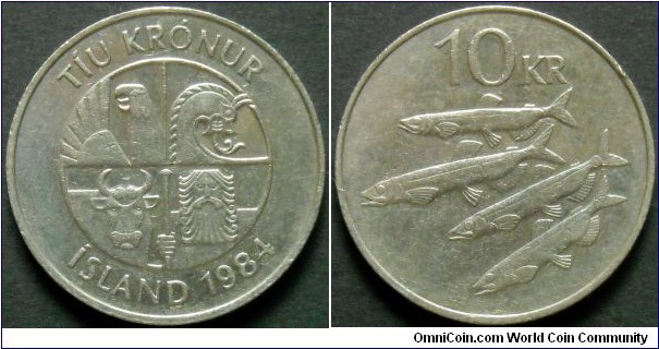 10 kronur.