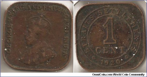 1 Cent Straits Settlements