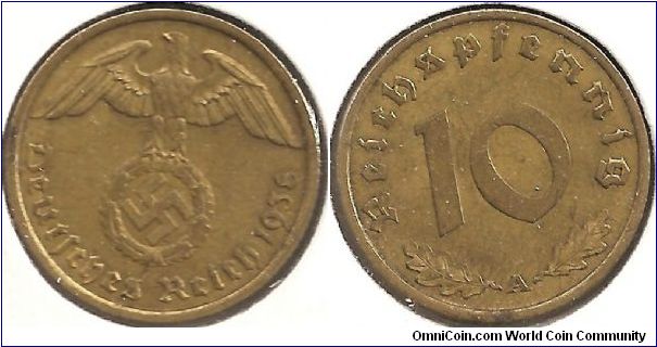 10 Reichspfennig A