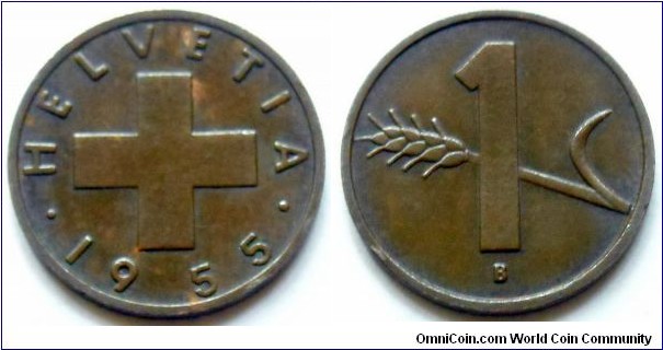 1 rappen.
1955