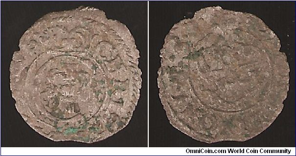 One Shilling. Livonia.  Queen Christina.