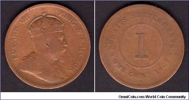 *STRAITS SETTLEMENTS*
__________________

1 Cent

km# 19
==================
1903-1908
==================