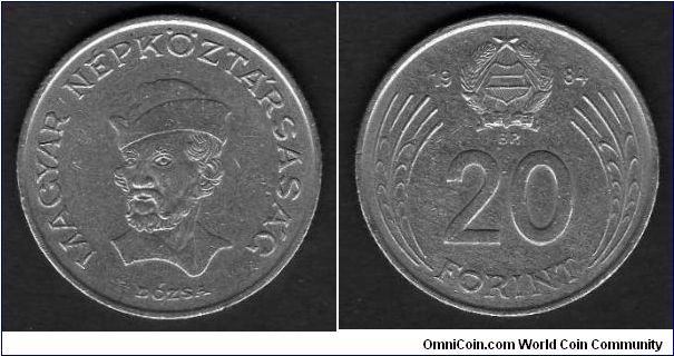 20 Forint

km# 630
==================
1982-1989
==================