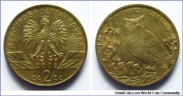 2 zlote.
Eagle Owl
(Bubo bubo)